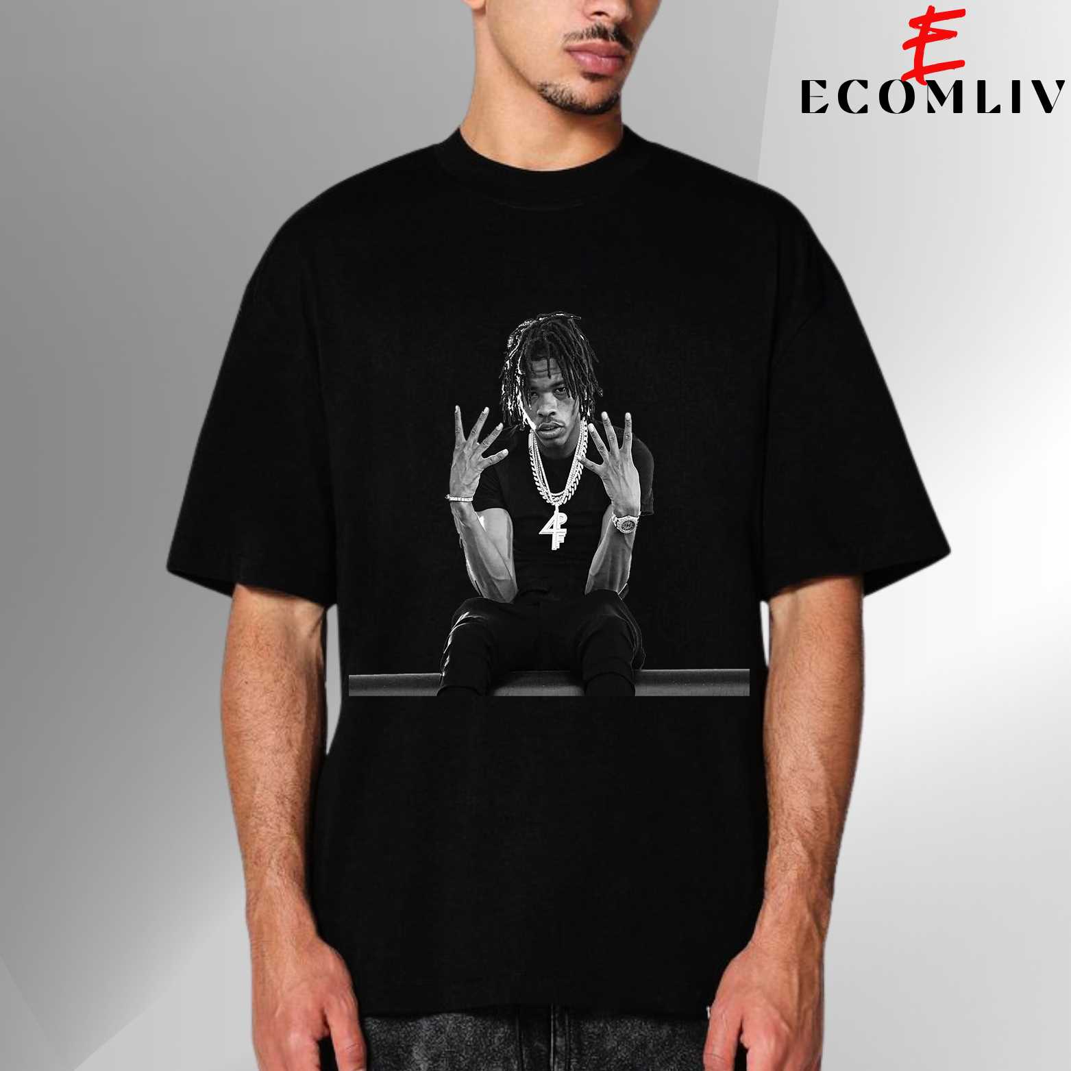 Lil Baby Retro Tee, Throwback Trap Merch